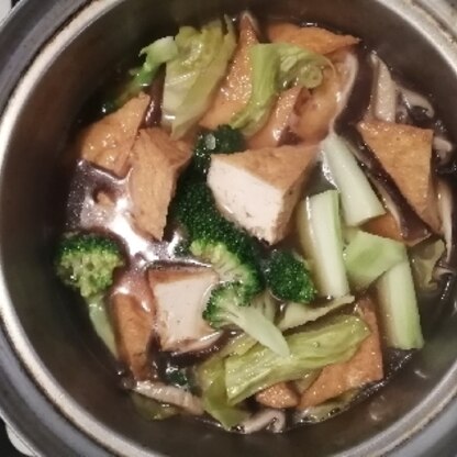 小松菜がなかったので、ブロッコリーで作りました。美味しくできました。